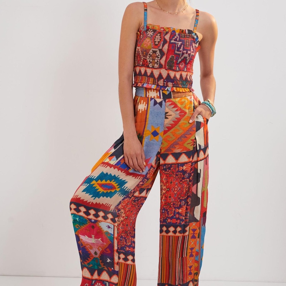 NWT Anthropologie Ranna Gill Lively pant set
